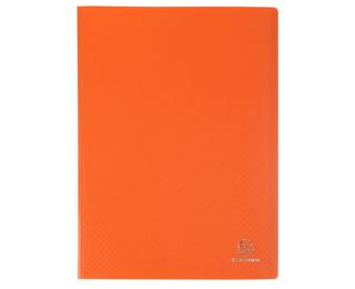 Protège-documents en polypropylène 5/10e OPAK pochettes Cristal 60 vues - A4 - Orange