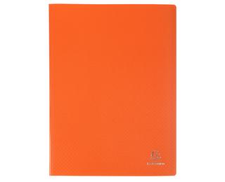 Protège-documents en polypropylène 5/10e OPAK pochettes Cristal 60 vues - A4 - Orange