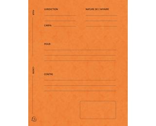 Paquet de 25 dossiers de plaidoirie Pour/Contre carte lustrée 25x32cm 