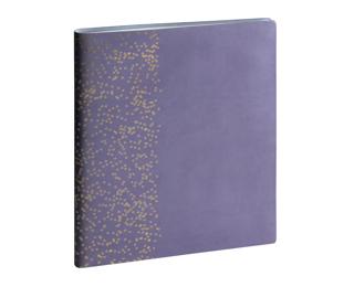 Agenda de bureau Easytime 21S spiralé Amélie 15 x 21 cm Semainier Janvier à décembre 2026 - Violet