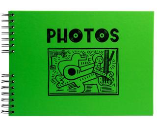 Album à spirales 50 pages noires Musicart - Vert