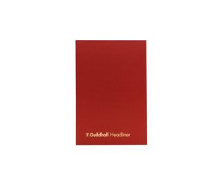 Guildhall Headliner Account Book Series 38 10Dr - Burgundy