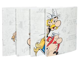 Raccoglitore morbido polipropilene 2 anelli 15mm Asterix - A4 - Disegni assortiti