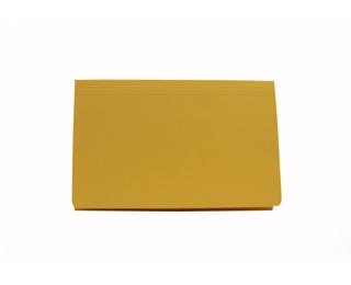 Guildhall Full Flap Document Wallets Foolscap 315gsm - Yellow