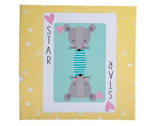 Exacompta Playing Card Photo Album - Yellow/green