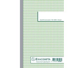 Manifold quadrillé 5x5 21x13,5cm 50 feuillets dupli autocopiants