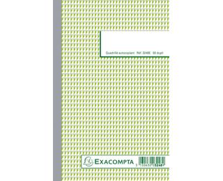 Manifold quadrillé 5x5 21x13,5cm 50 feuillets dupli autocopiants