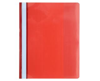 Chemise de présentation à lamelles PVC Premium - A4 - Rouge