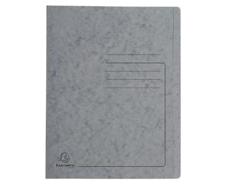 Snelhechtmap in glanskarton 355g - A4 - Grijs