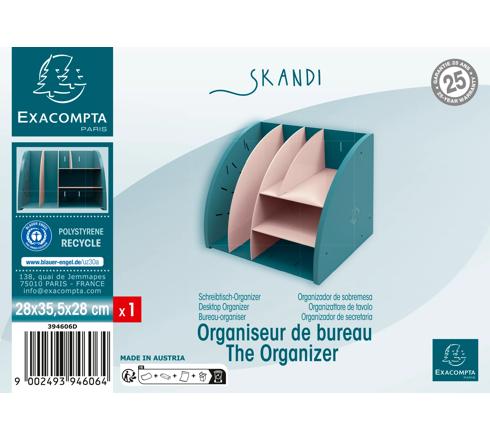 Exacompta Lot de 6 trieurs rigides Ordonator 7 compartiments - Bleu - 55322E - Comparer avec