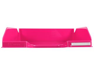 Letter Tray MIDI-COMBO glossy iceblue - Glossy raspberry
