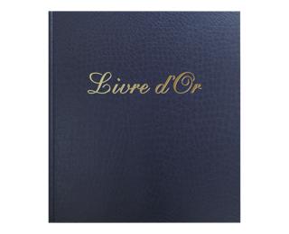 Gastenboek 140 pagina's goudsnede Prestige - Nacht Blauw