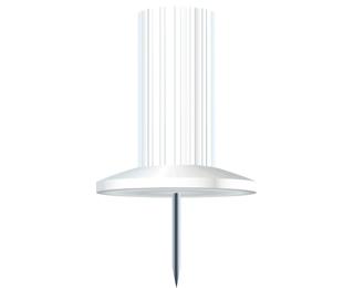 Blisterbox mit 25 Stück Pinnwandnadeln Papic, Ø10mm, Spitze 7mm - Weiß