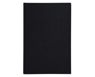 Registre 35x22,5cm 5x5 folioté 600 pages - Noir toilé
