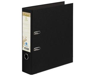 Ordner Prem-Touch, Recyclingkarton, Rückenbreite 80mm, 32x29cm für DIN A4 Maxi, Forever - Schwarz