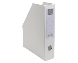 Porte-revues PP - Dos 70mm - livrés à plat - 23x31cm - Blanc