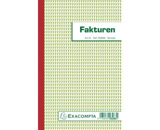 Facturen 21x13,5cm 50 blad doorschrijfpapier tripli Nederlandstalig