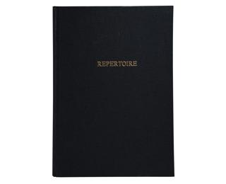 Registre 297X210 Répertoire travers 300 pages - Noir toilé
