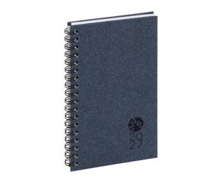Agenda de poche Eurotime 16S spiralé Forever recyclé 9 x 16 cm Semainier Janvier à Décembre 2027 - Couleurs assorties