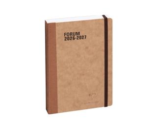 Agenda Forum Age Bag 12 x 17 cm Journalier Août 2026 à Juillet 2027 - Havane