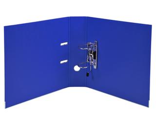 Classeur à levier Prem'Touch intérieur et extérieur en polypropylène - Dos 80mm - A4 maxi - Bleu foncé