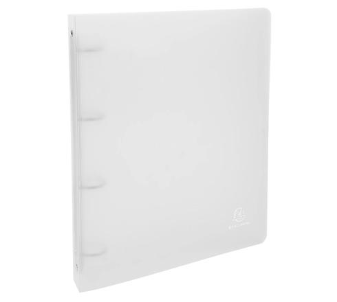 Classeur à Anneaux Veloflex A4 Blanc - 4 Anneaux En D - Hauteur De Remplissage 50 Mm