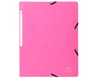 Carpetas con gomas sin solapa Cartulina lustrada 400 g/m2 - Rosa
