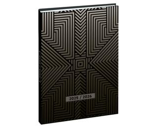 Agenda Forum Grav'chic 12,5 x 17,5 cm Journalier Août 2025 à Juillet 2026 - Marron