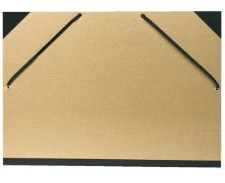 Cart.à Dessin 32X45 Elast. Kraft - Kraft brun