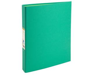 Classeur rembordé papier 2 anneaux 30mm Forever - A4 - Vert foncé