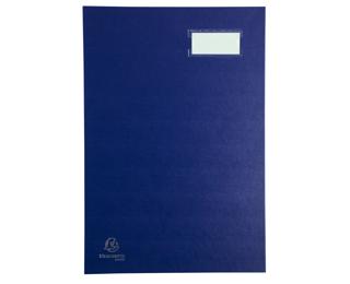 Exacompta Signature Book - Holds A4 Documents - 20 Compartments - Expandable Spine - 300gsm - Blue
