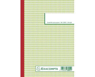 Doorschrijfpapier geruit 5x5 21x14,8cm 50 bladen triple zelfkopiërend