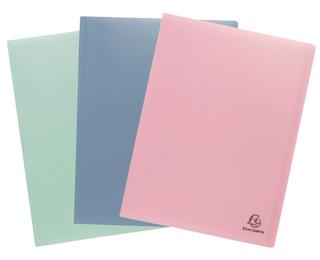Protège-documents semi-rigide en PP recyclé AutentiK - 100 vues - Couleurs assorties