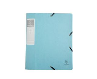Boite de classement Cartobox livrée à plat Dos 60mm carte lustrée Aquarel - A4 - Couleurs assorties