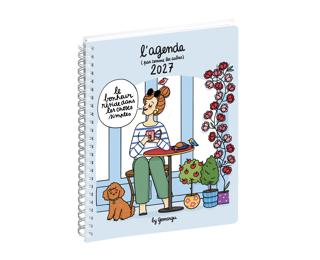 Agenda de bureau Gomargu 15 x 21 cm Semainier Janvier à Décembre 2027 