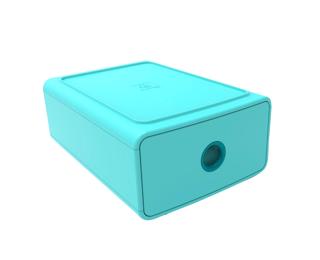 Module de classement Tiny Box 1 tiroir Skandi - Bleu givré