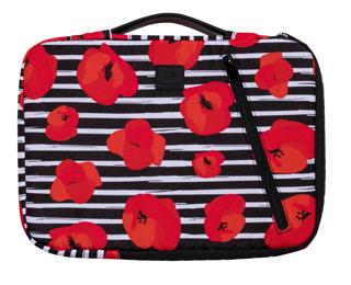 Housse ordinateur 13-14'' Motif Coquelicot - Motif