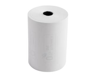 Bobine pour balance 80x56mm - 44m - 1 pli thermique 48g/m2. - Blanc