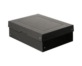 PURE Box Black DIN A4, Füllhöhe 100 mm schwarz - Schwarz