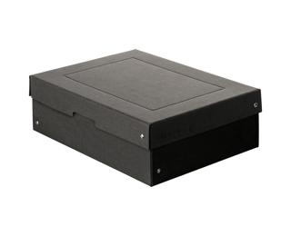 PURE Box Black DIN A4, Füllhöhe 100 mm schwarz 