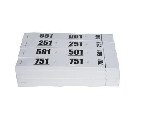 Lot De 10 Carnets De Tickets Pour Tobola/vestiaire/loterie 5 Couleurs