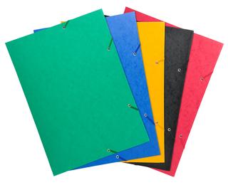 Sammelmappe aus Colorspan-Karton 600g, für Format DIN A3 - Farben sortiert