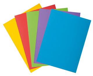 Paquete de 50 Subcarpetas 1 solapa Rock''s 210 g/m2 - Colores surtidos
