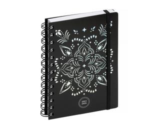 Agenda Forum Shiny Fleurs 12 x 17 cm Journalier Août 2025 à Juillet 2026 - Visuel