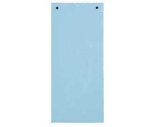 Pak van 100 horizontale tabstroken met perforatie 180g - 105x240mm - Lichtblauw