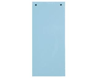 Paquet 100 fiches intercalaires horizontales unies perforées - 105x240mm 
