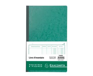 Piqûre Livre d'inventaire - avec feuille d'identification - texte FR - 80 pages