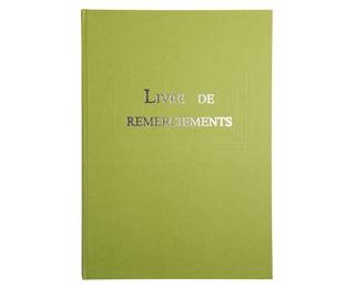 Livre de remerciement 96 pages 297x210