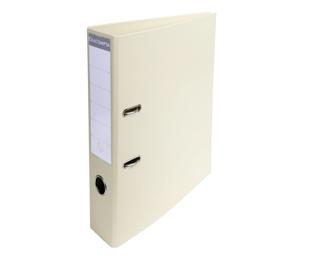 Ordner Prem'Touch PVC, Rückenbreite 70mm, 32x29cm für DIN A4 Maxi - Perlweiß