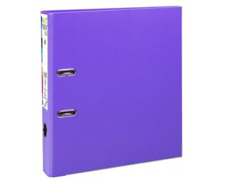 Premium-Ordner PREM'TOUCH aus PP mit 2 Ringen, Rücken 50mm, 32x30cm für DIN A4 Überbreite - Lila